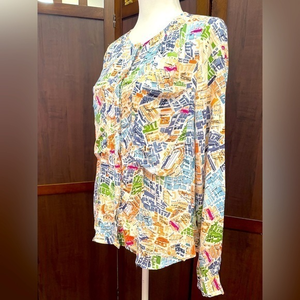 - Maeve cartography‎ blouse Sz 8